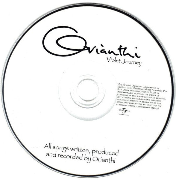 Orianthi : Violet Journey (CD, Album)