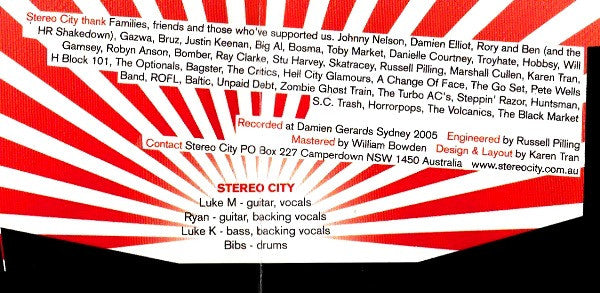 Stereo City (2) : Stereo City (CD, EP)