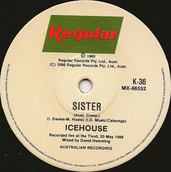 Icehouse : Mr Big (7", Single, Ltd)