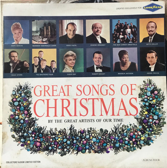 Various : Great Songs Of Christmas By The Great Artists Of Our Time Album Four (LP, Album, Comp, Mono)