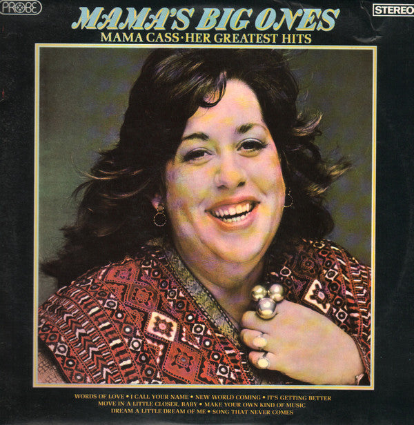 Mama Cass* : Mama's Big Ones: Her Greatest Hits (LP, Comp)