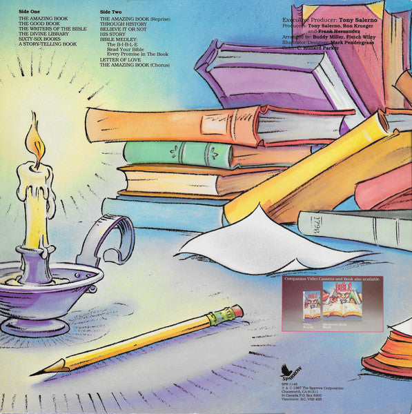 No Artist : The Bible The Amazing Book (LP, Album)