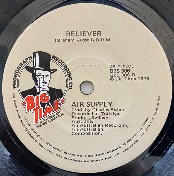 Air Supply : Lost In Love (7", Single)