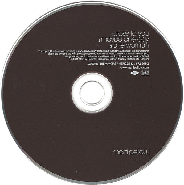 Marti Pellow : Close To You (CD, Single, CD1)
