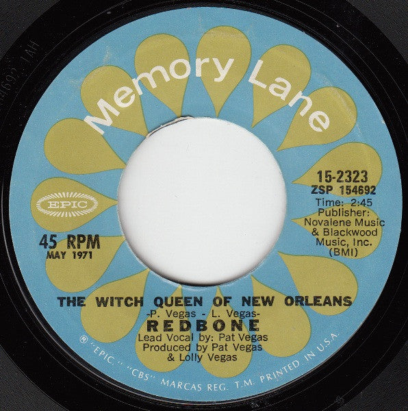 Redbone : Maggie / The Witch Queen Of New Orleans (7", RE)