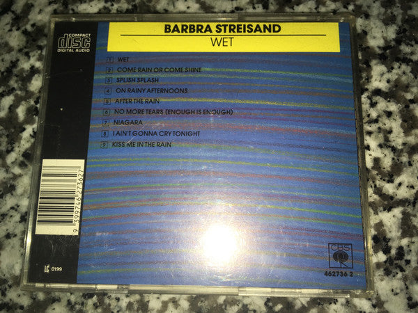 Barbra Streisand : Wet (CD, Album, RE)