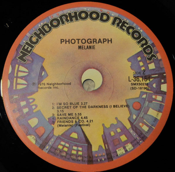 Melanie (2) : Photograph (LP, Album, Gat)