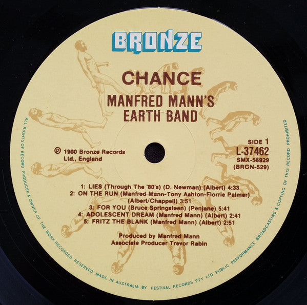 Manfred Mann's Earth Band : Chance (LP, Album)