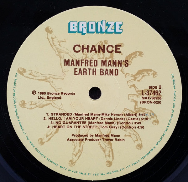 Manfred Mann's Earth Band : Chance (LP, Album)