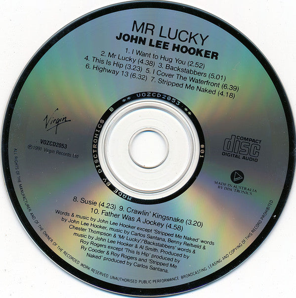 John Lee Hooker : Mr. Lucky (CD, Album)