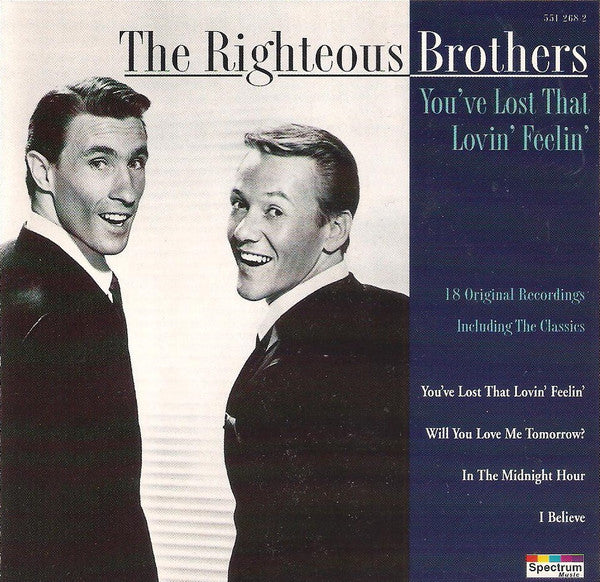 The Righteous Brothers : You've Lost That Lovin' Feelin' (CD, Comp)