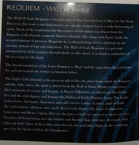 Nigel Shaw : Requiem: Well Of Souls (CD, Album)