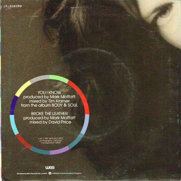 Jenny Morris : You I Know (7", Single)