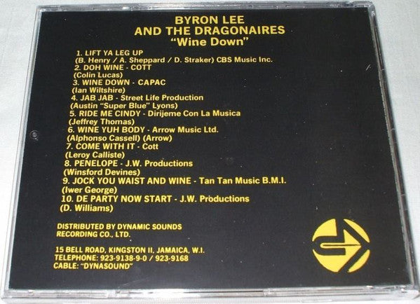 Byron Lee And The Dragonaires : Wine Down (CD, Album)