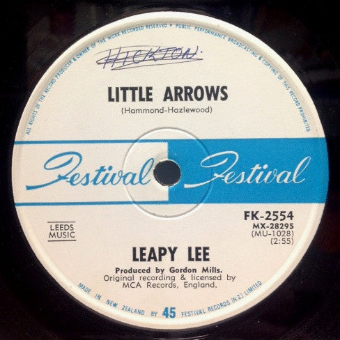 Leapy Lee : Little Arrows (7", Single)