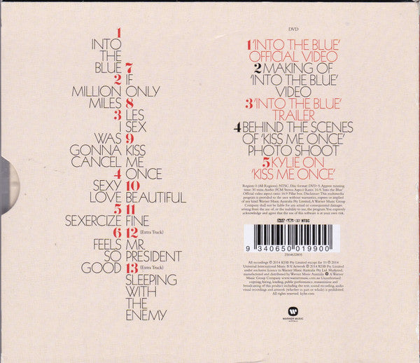 Kylie* : Kiss Me Once (CD, Album + DVD-V, NTSC + Dlx)
