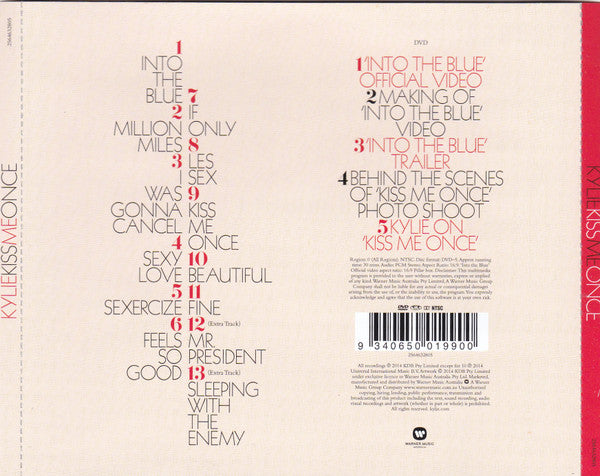 Kylie* : Kiss Me Once (CD, Album + DVD-V, NTSC + Dlx)
