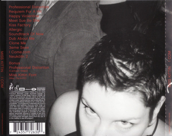 Miss Kittin : I Com (CD, Album, Enh)