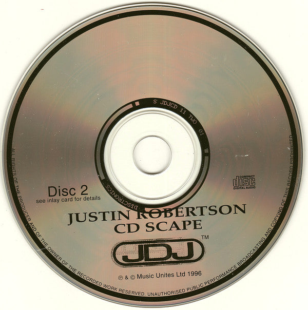 Justin Robertson : CD Scape (2xCD, Mixed)