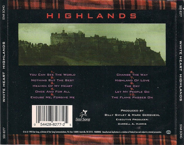 White Heart : Highlands (CD, Album)
