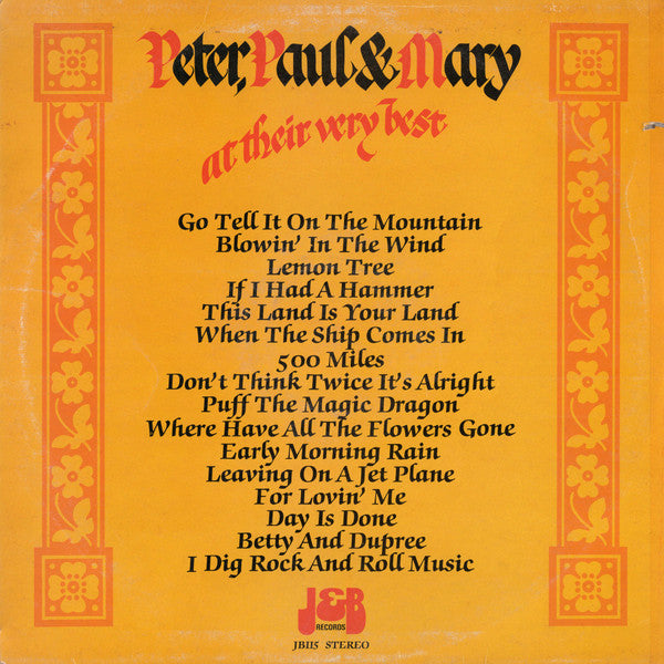 Peter, Paul & Mary : 16 Big Hits (LP, Comp)