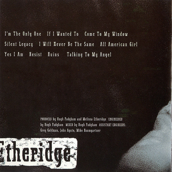 Melissa Etheridge : Yes I Am (CD, Album)