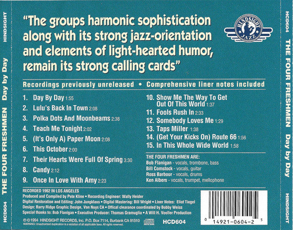 Four Freshmen* : Day By Day (CD)