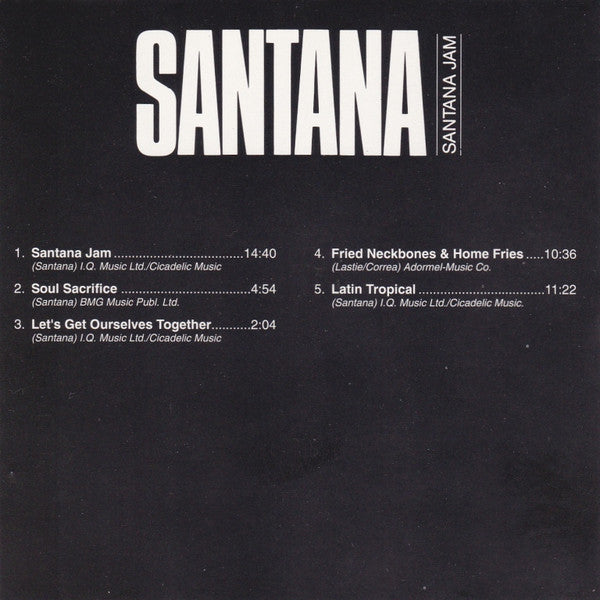 Santana : Santana Jam (CD, Comp, RE)