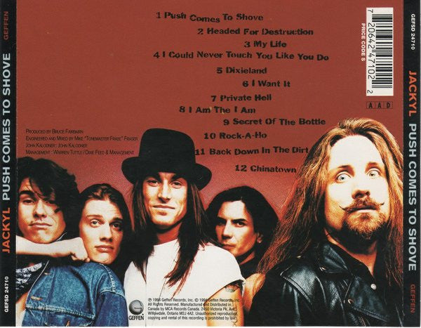 Jackyl : Push Comes To Shove (CD, Album)