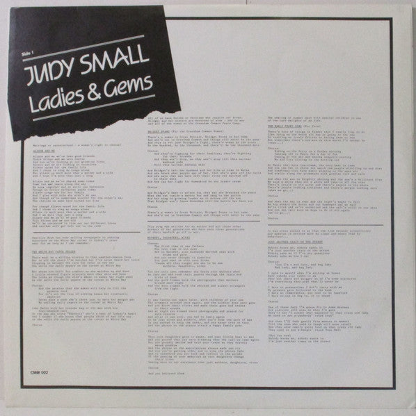 Judy Small : Ladies & Gems (LP, Album)