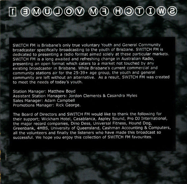 Various : Switch FM 97.3 Volume 1 (CD, Comp)