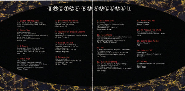 Various : Switch FM 97.3 Volume 1 (CD, Comp)
