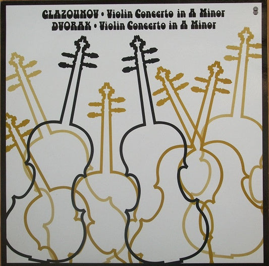 Alexander Glazunov / Antonín Dvořák : Violin Concerto In A Minor / Violin Concerto In A Minor (LP, Album, Club, Her)