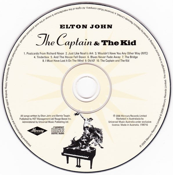 Elton John : The Captain & The Kid (CD, Album)