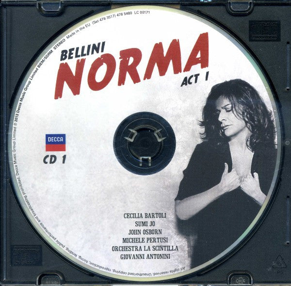 Bellini* - Cecilia Bartoli, Sumi Jo, John Osborn (5), Michele Pertusi, Orchestra La Scintilla, Giovanni Antonini : Norma (2xCD, Album)