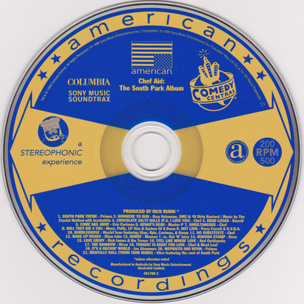 Various : Chef Aid: The South Park Album (CD, Album)