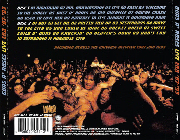 Guns N' Roses : Live Era '87-'93 (2xCD)