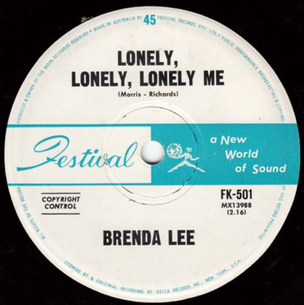 Brenda Lee : As Usual (7", Single)