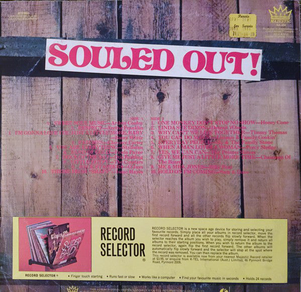 Various : Souled Out! (LP, Comp, Ltd)