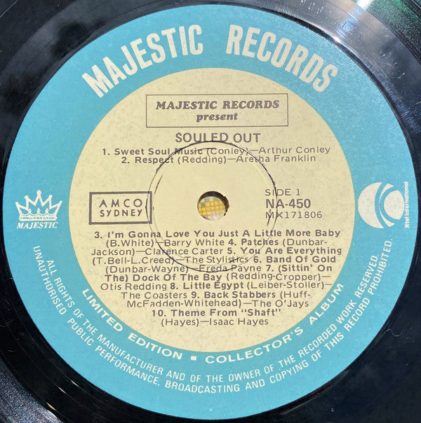 Various : Souled Out! (LP, Comp, Ltd)