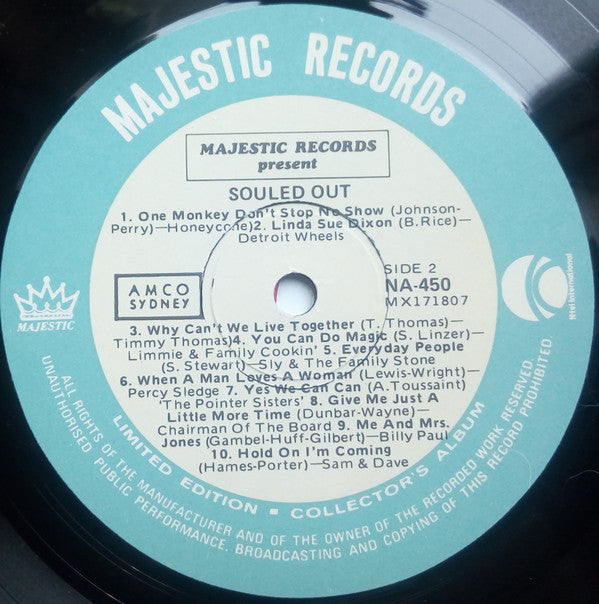 Various : Souled Out! (LP, Comp, Ltd)