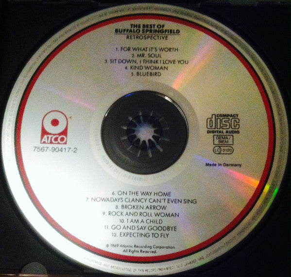 Buffalo Springfield : Retrospective (The Best Of Buffalo Springfield) (CD, Comp, RE)