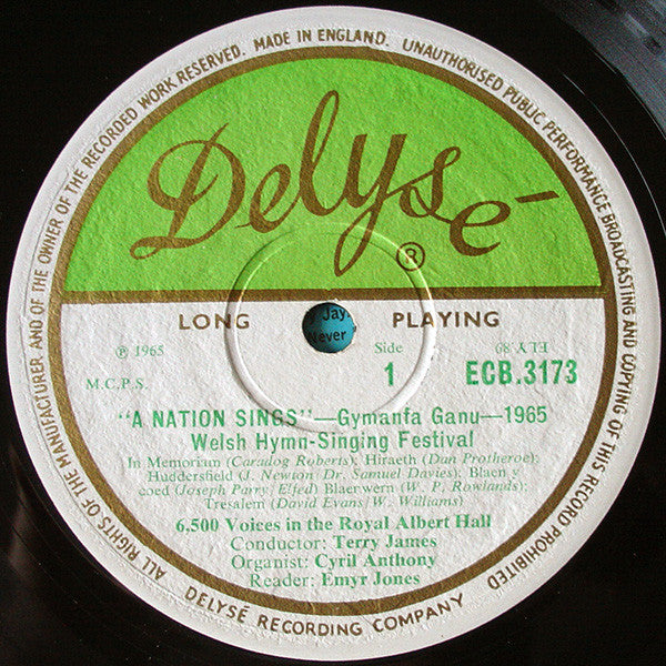 Six Thousand Voices* : A Nation Sings (Volume Two) "Gymanfa Ganu" - 1965 (LP, Mono)