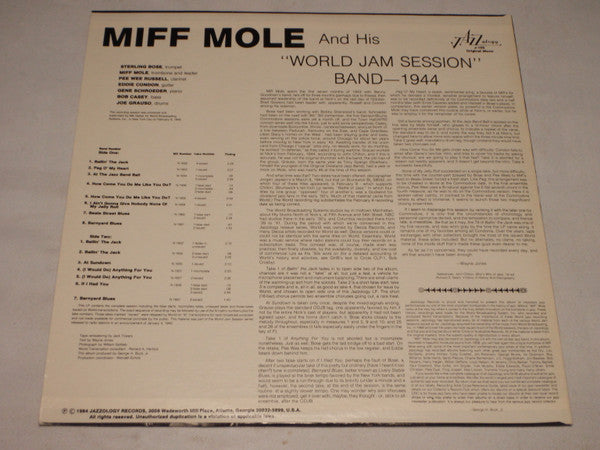 Miff Mole And His "World Jam Session" Band : 1944 (LP)