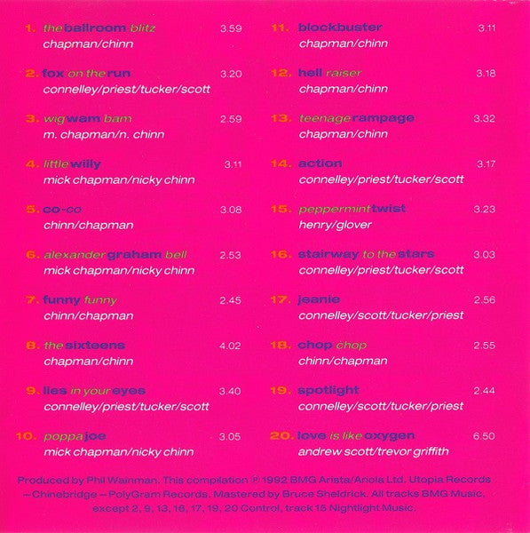 Sweet* : The Ballroom Blitz & More Sweet Hits (CD, Comp)