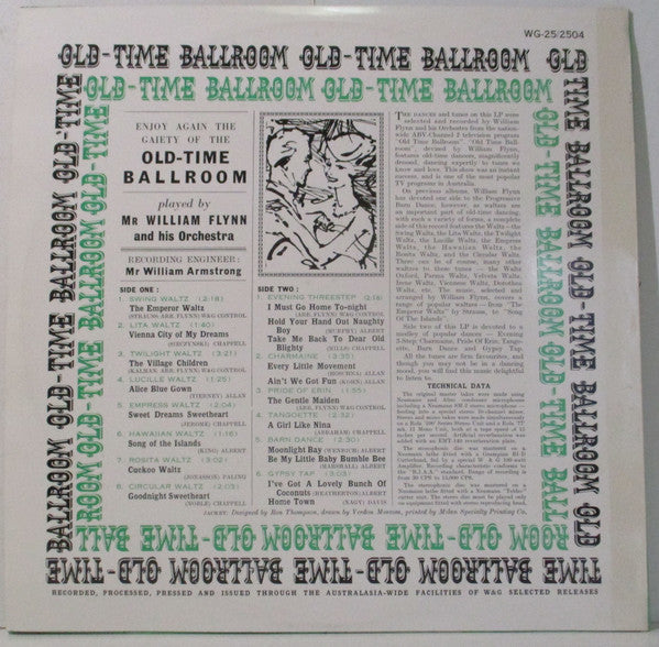 William Flynn And His Orchestra : Old-Time Ballroom (LP, Album, RE)