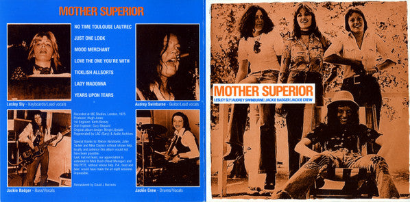 Mother Superior (5) : Mother Superior (CD, Album, RE)