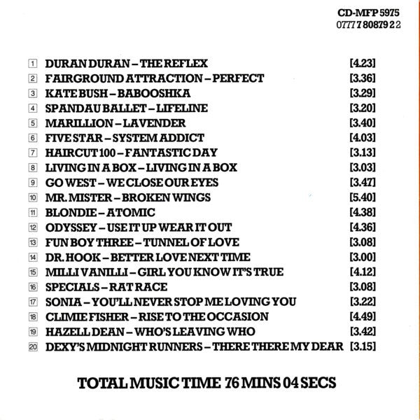 Various : Top Ten Hits Of The 80's Vol. 2 (CD, Comp)