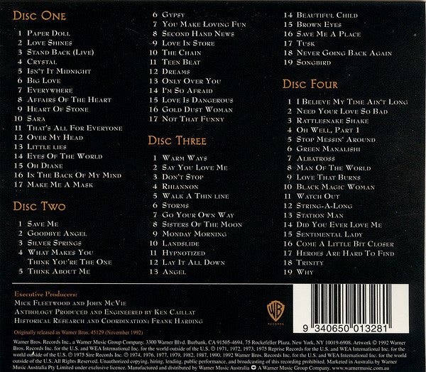 Fleetwood Mac : 25 Years: The Chain (4xCD, Comp, RE + Box)