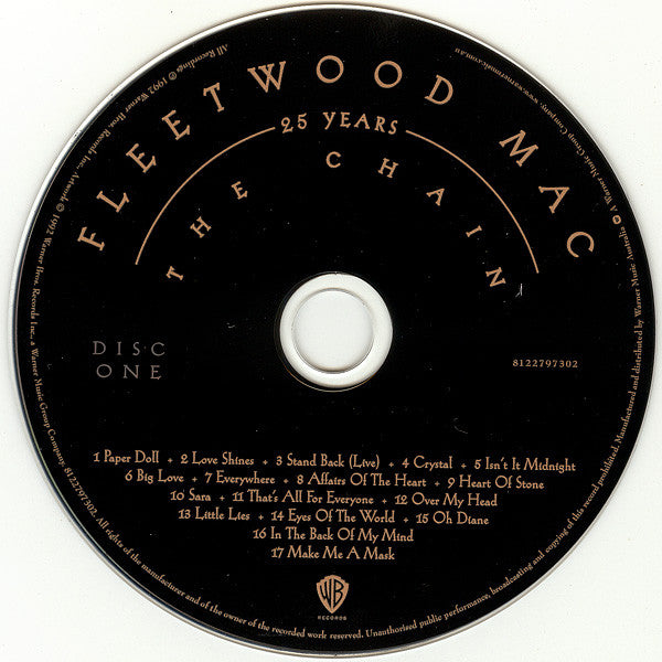 Fleetwood Mac : 25 Years: The Chain (4xCD, Comp, RE + Box)